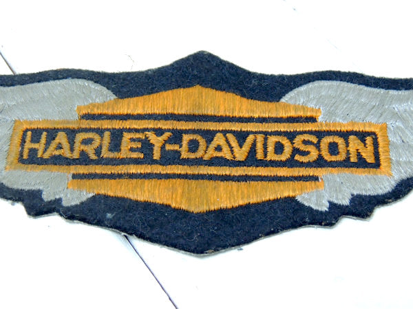 【HARLEY-DAVIDSON/ハーレーダビッドソン】ヴィンテージ・ワッペン・刺繍ワッペン