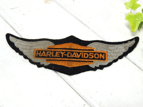 【HARLEY-DAVIDSON/ハーレーダビッドソン】ヴィンテージ・ワッペン・刺繍ワッペン