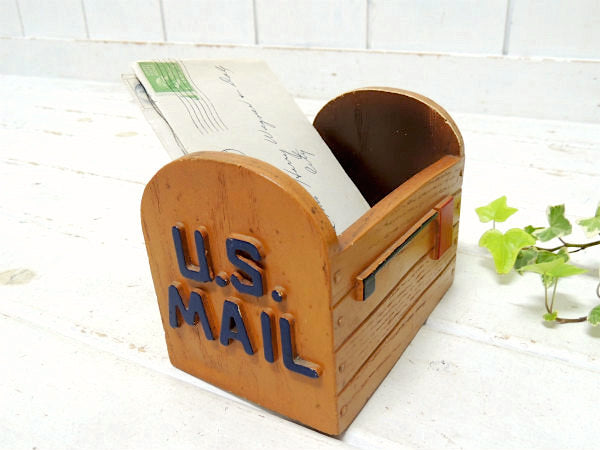 U.S. MAIL アメリカンビンテージ・レタースタンド・レターホルダー・小物入れ USA