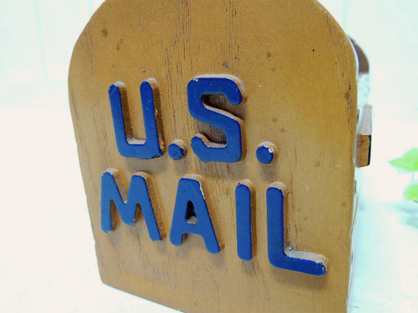 U.S. MAIL アメリカンビンテージ・レタースタンド・レターホルダー・小物入れ USA