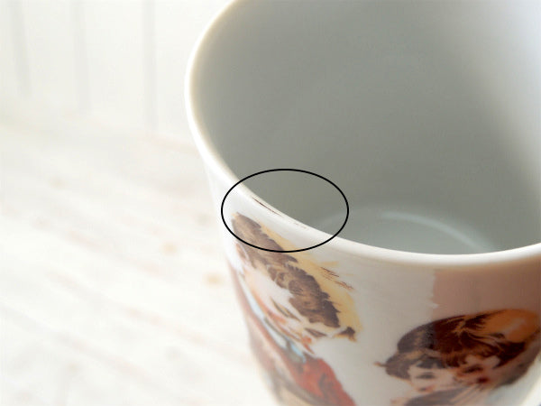 【HERSHEY'S】ハーシーチョコレート・80'sヴィンテージ・陶器製・マグカップ/食器