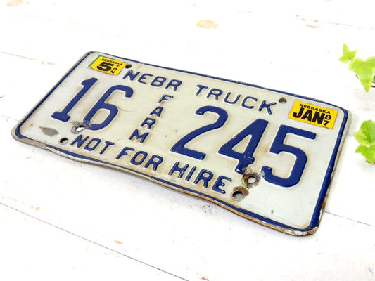 【NEBR TRUCK・FARM】農園・農場・トラックナンバー・ビンテージ・ナンバープレート