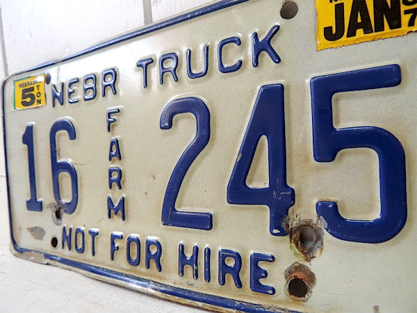【NEBR TRUCK・FARM】農園・農場・トラックナンバー・ビンテージ・ナンバープレート