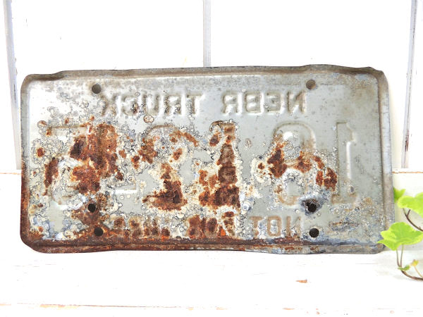 【NEBR TRUCK・FARM】農園・農場・トラックナンバー・ビンテージ・ナンバープレート