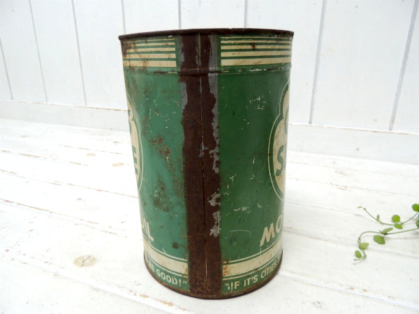 【CITIES SERVICE MOTOR OIL】ヴィンテージ・モーターオイル・オイル缶・1960