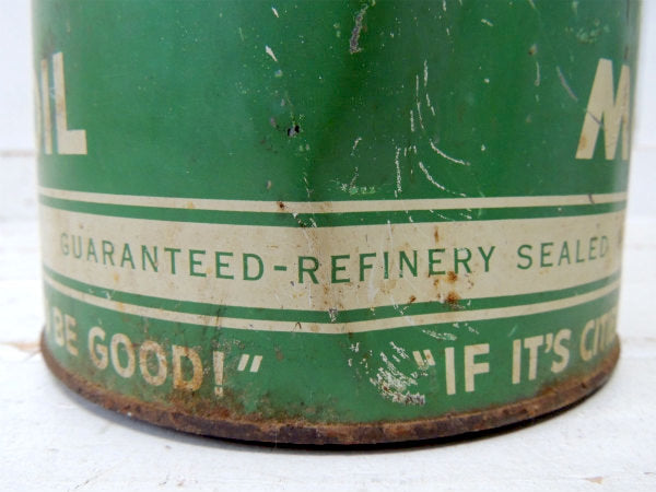 【CITIES SERVICE MOTOR OIL】ヴィンテージ・モーターオイル・オイル缶・1960