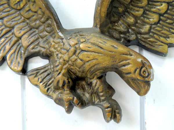 翼を広げた イーグル ヴィンテージ・壁飾り・ウォールデコ・鷲・鋳物・看板