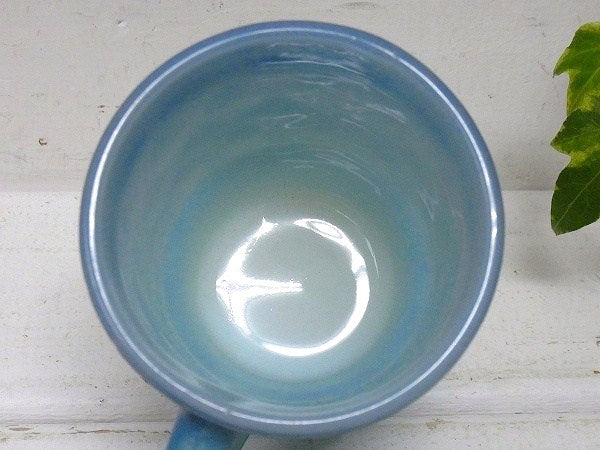 【FireKing】ファイヤーキング・キンバリー・マグカップ(ブルー)　USA