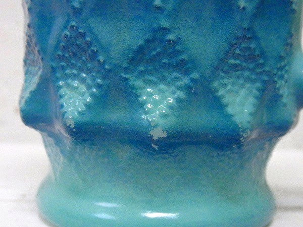 【FireKing】ファイヤーキング・キンバリー・マグカップ(ブルー)　USA