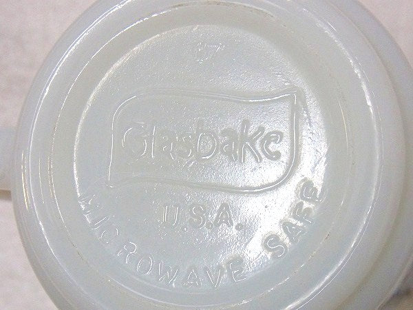 【グラスベイク】Glasbake・80’sヴィンテージ・マグカップ/食器 USA