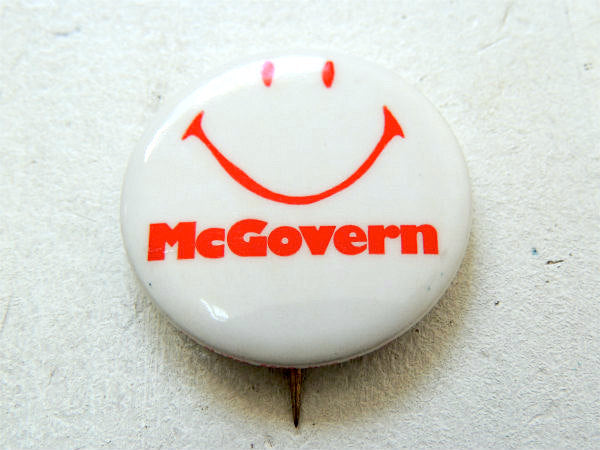 【スマイル・smile・笑顔】1950~1960・ヴィンテージ・缶バッジ・USA/NYC