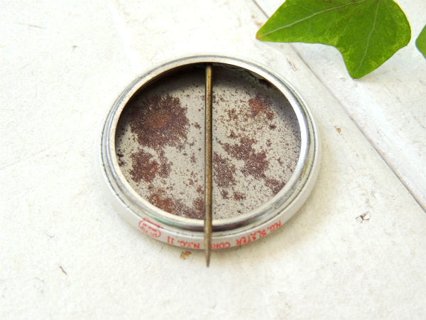 【スマイル・smile・笑顔】1950~1960・ヴィンテージ・缶バッジ・USA/NYC