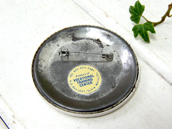 【DESERT STORM】ミリタリー・アメリカンフラッグ・USA・星条旗・ヴィンテージ・缶バッジ