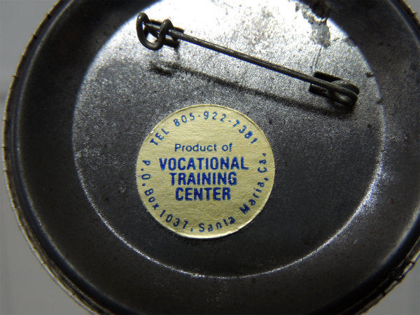 【DESERT STORM】ミリタリー・アメリカンフラッグ・USA・星条旗・ヴィンテージ・缶バッジ