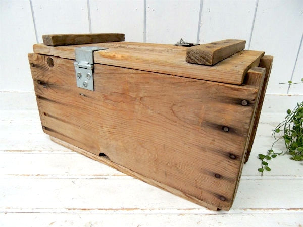 1969 USAF アメリカ空軍・ヴィンテージ・軍用木箱・トランク・木箱・ウッドボックス USA