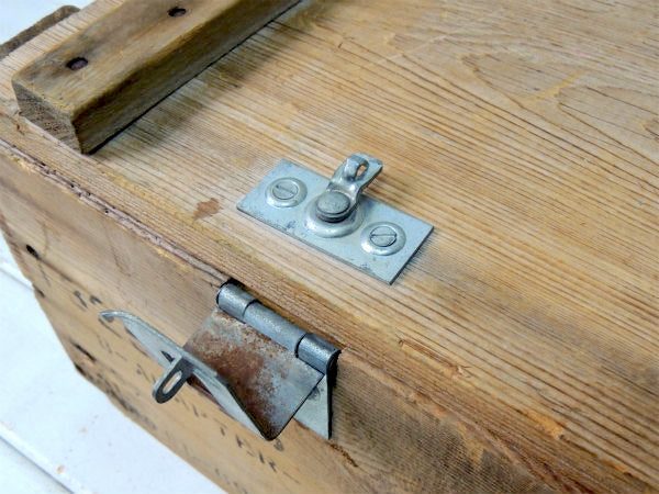 1969 USAF アメリカ空軍・ヴィンテージ・軍用木箱・トランク・木箱・ウッドボックス USA