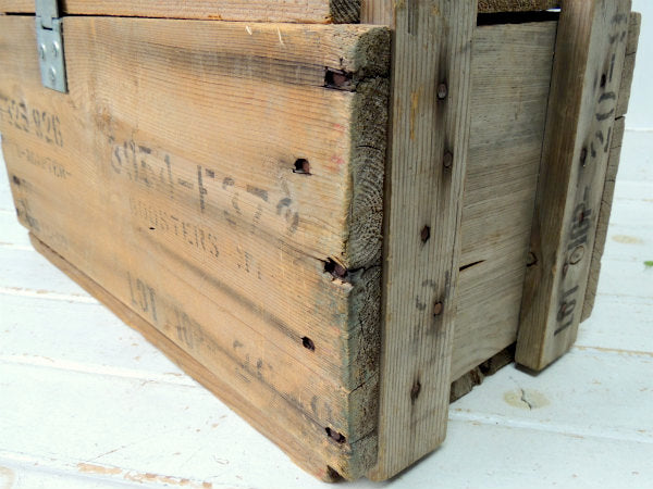 1969 USAF アメリカ空軍・ヴィンテージ・軍用木箱・トランク・木箱・ウッドボックス USA