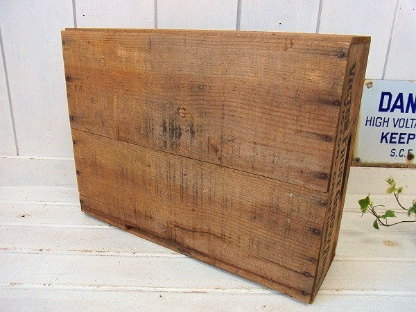 【VICTOR FRUIT GROWERS】フルーツの木製・ヴィンテージ・ウッドボックス/木箱