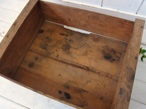 【VICTOR FRUIT GROWERS】フルーツの木製・ヴィンテージ・ウッドボックス/木箱