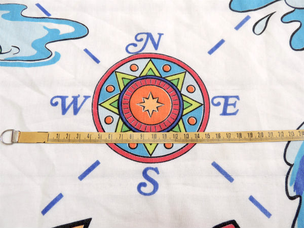 【ダックテイルズ】USAわんぱくダック夢冒険・80'sヴィンテージ・ユーズドシーツ(ボックスタイプ)