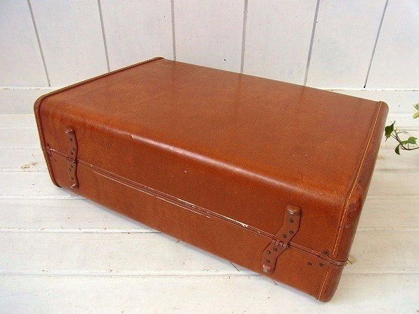 【Samsonite】サムソナイト・キャメル色・ヴィンテージ・スーツケース/トランク　USA