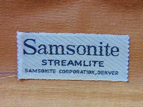 【Samsonite】サムソナイト・キャメル色・ヴィンテージ・スーツケース/トランク　USA