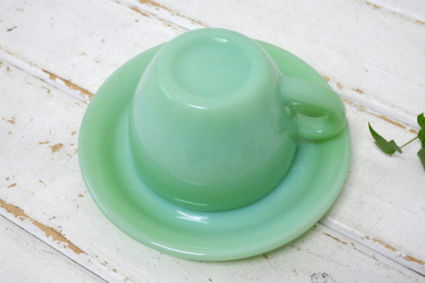 Fire King・ファイヤーキング・ジェダイ・レストランウエア・エキストラヘビー・カップ&ソーサ③