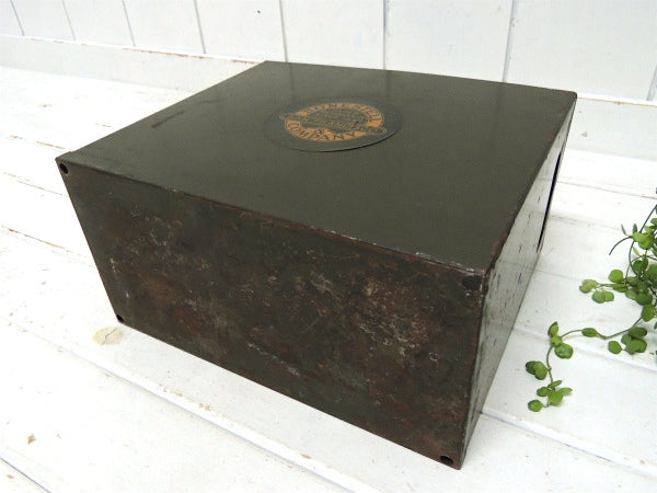 【BONESTELL】サンフランシスコ・カーキ色・ヴィンテージ・ファイルスタンド/書類ケース