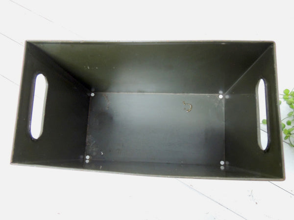 【BONESTELL】サンフランシスコ・カーキ色・ヴィンテージ・ファイルスタンド/書類ケース