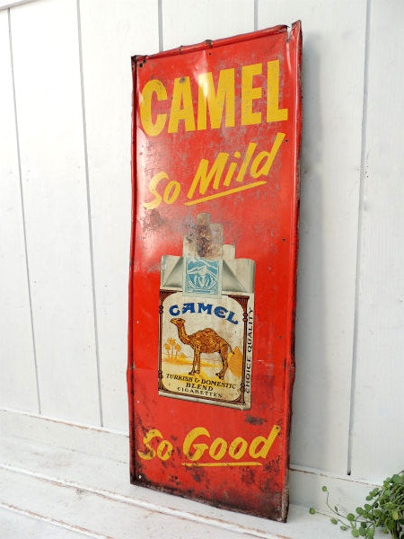 キャメル・CAMEL・煙草 So Mild・ビンテージ・サイン・アドバタイジング・看板 US