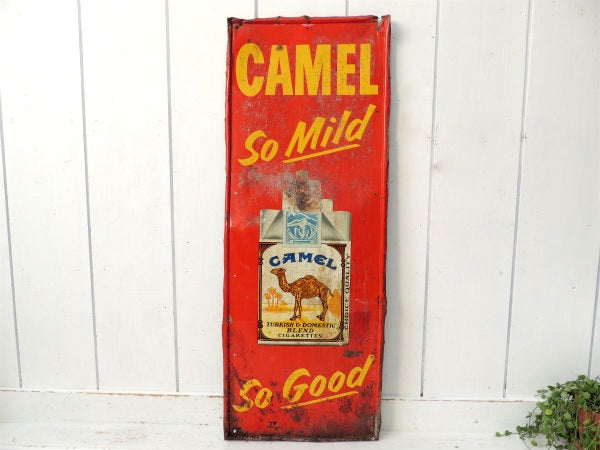 キャメル・CAMEL・煙草 So Mild・ビンテージ・サイン・アドバタイジング・看板 US