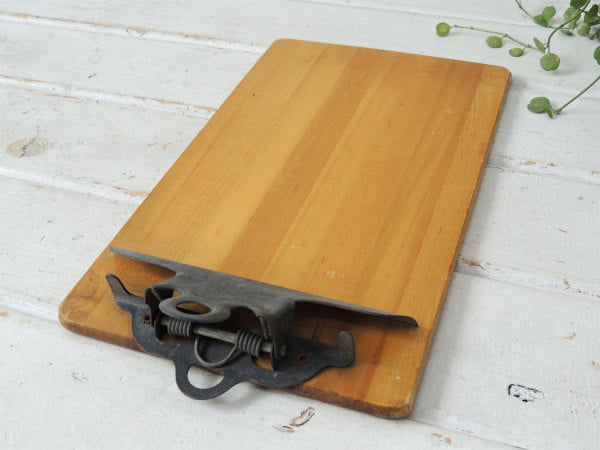 Globe Wernicke アンティーク USA・木製・クリップボード・バインダー・メニューボード