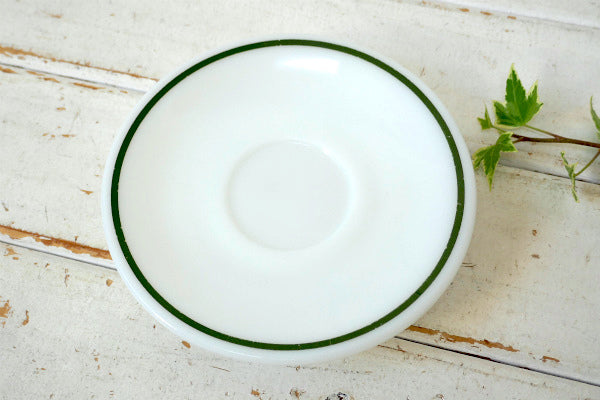 オールドパイレックス×コーニング グリーンライン ヴィンテージ カップ&ソーサー 食器 USA③