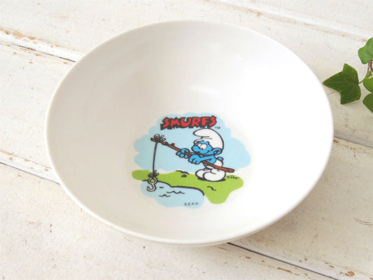 SMURF スマーフ deka社 メラミン製 ヴィンテージ ボウル 皿 食器