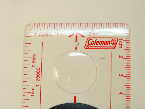 コールマン Coleman ルーペ付き 方位磁石 Compass コンパス アウトドア 登山 USA