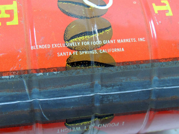 【カリフォルニア・ロサンゼルス】FOOD GIANT COFFEE・ヴィンテージ・コーヒー缶