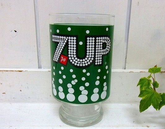 【7UP】セブンアップ・ヴィンテージ・ビッググラス/タンブラー　USA