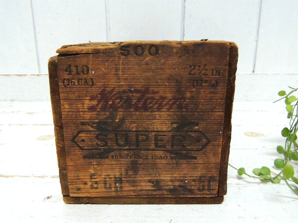 【Western Cartridge Co】弾薬・アンティーク・ウッドボックス・木箱 USA