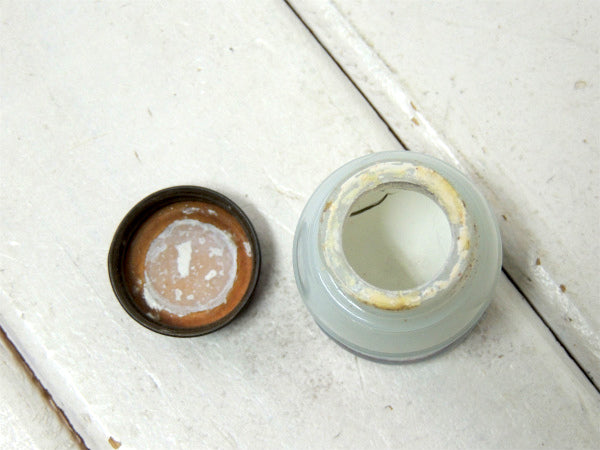 【カーター社・インク瓶】ミルクガラス製・ヴィンテージ・インクボトル・ステーショナリー・文房具