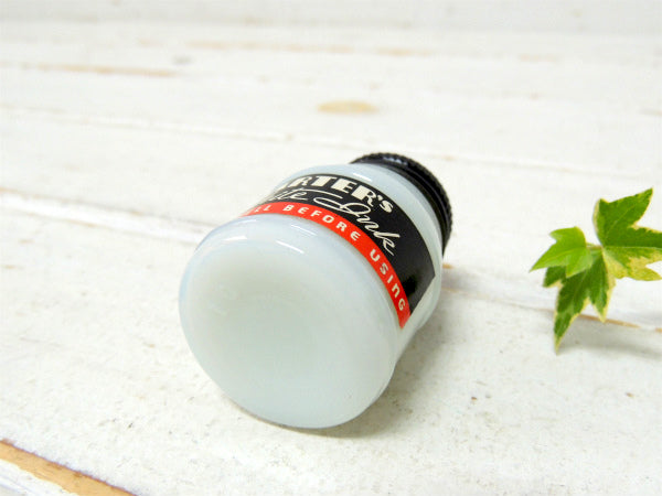 【カーター社・インク瓶】ミルクガラス製・ヴィンテージ・インクボトル・ステーショナリー・文房具