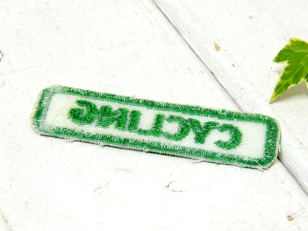 【サイクリング】デッドストック・自転車・ヴィンテージ・刺繍・ワッペン・パッチ・アウトドア・スポーツ