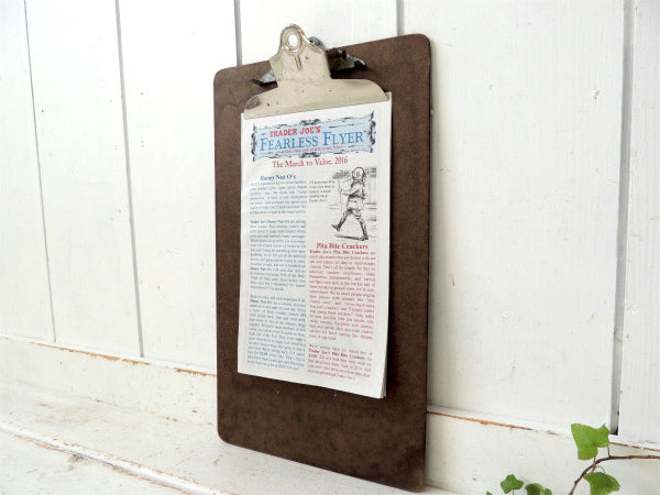 【工業系・ロングタイプ】クリップボード・バインダー・USA・ステーショナリー・文房具