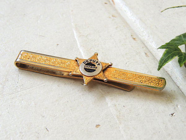 【DEPUTY SHERIFF・保安官】警察機構・ヴィンテージ・アドバタイジング・タイピン