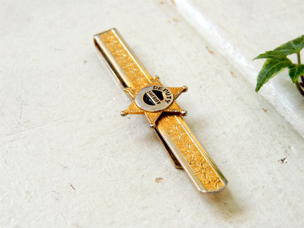 【DEPUTY SHERIFF・保安官】警察機構・ヴィンテージ・アドバタイジング・タイピン