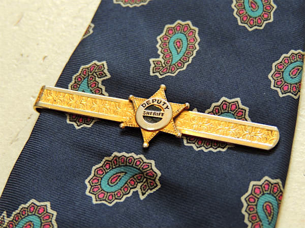【DEPUTY SHERIFF・保安官】警察機構・ヴィンテージ・アドバタイジング・タイピン