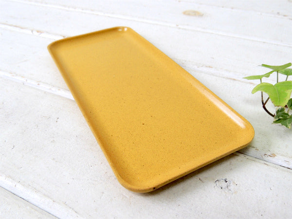 【Flintwood】カリフォルニア製・イエロー・ヴィンテージ・サービングトレイ/トレイ/プレート