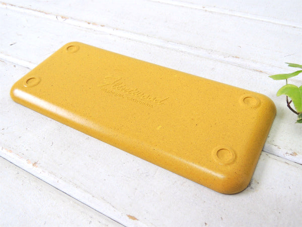 【Flintwood】カリフォルニア製・イエロー・ヴィンテージ・サービングトレイ/トレイ/プレート