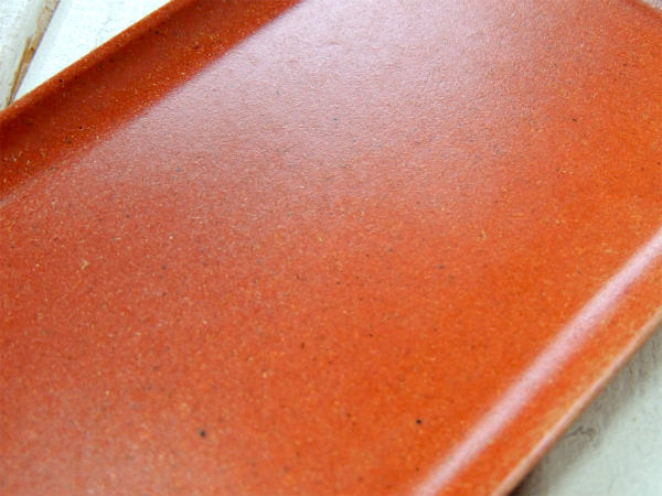 【Flintwood】カリフォルニア製・オレンジ色・ヴィンテージ・サービングトレイ/トレイ/プレート