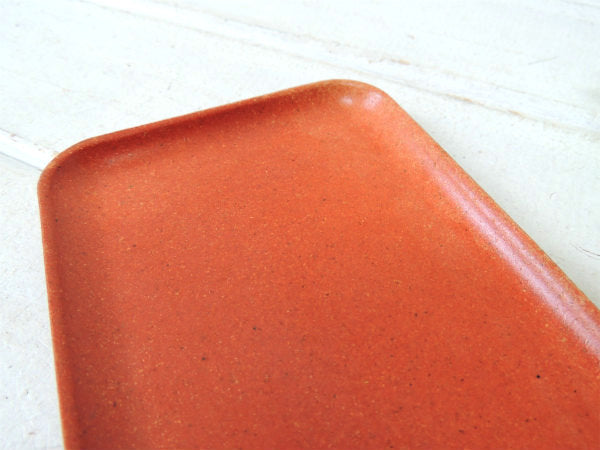 【Flintwood】カリフォルニア製・オレンジ色・ヴィンテージ・サービングトレイ/トレイ/プレート