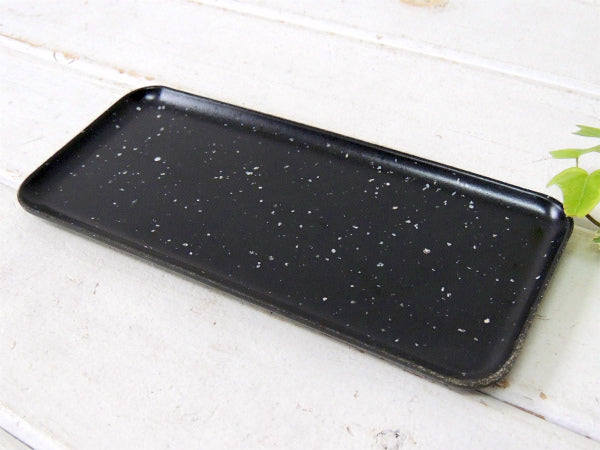 【Flintwood】カリフォルニア製・ミッドセンチュリー・黒色・ヴィンテージ・トレイ/プレート